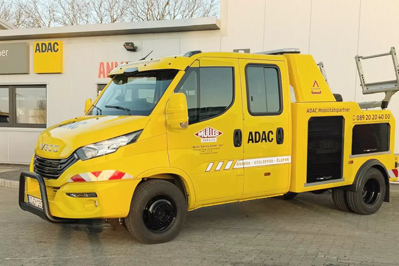 Iveco Daily mit Hubbrille